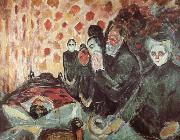 Edvard Munch Fever oil painting on canvas